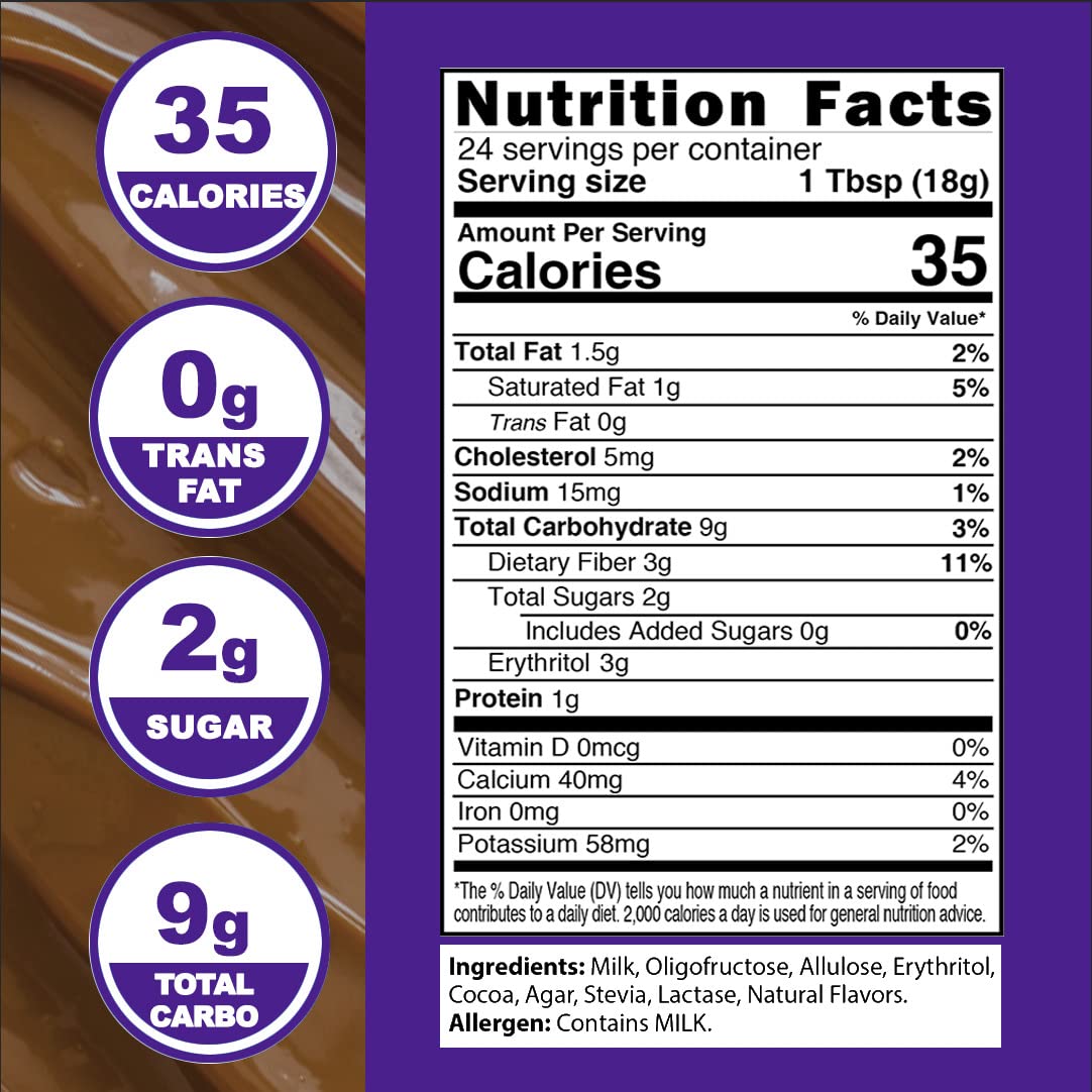 DairySky Dulce de Leche Sabor a Chocolate & Lactose Free Milk Powder 16oz - Image 6